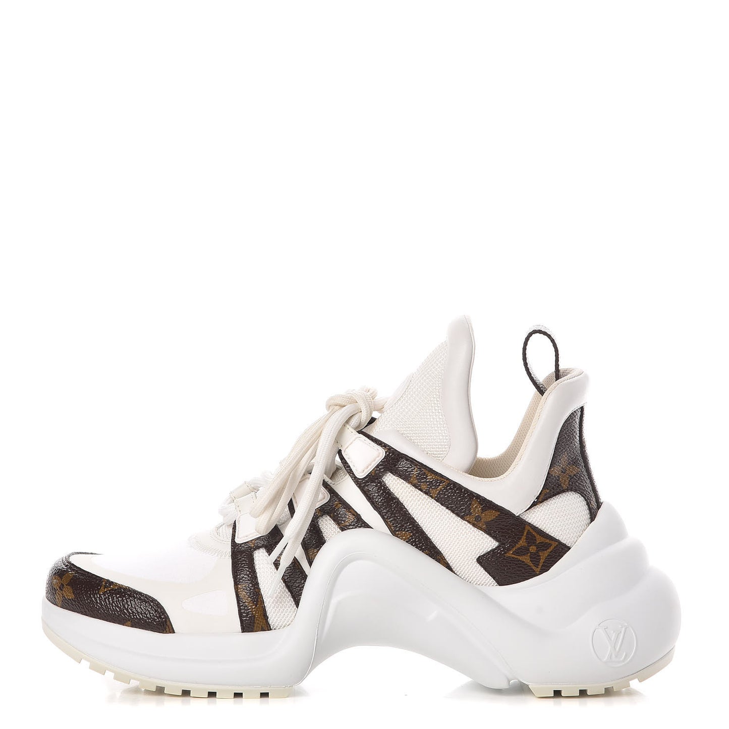 Patent Monogram LV Archlight Sneakers 38 White
