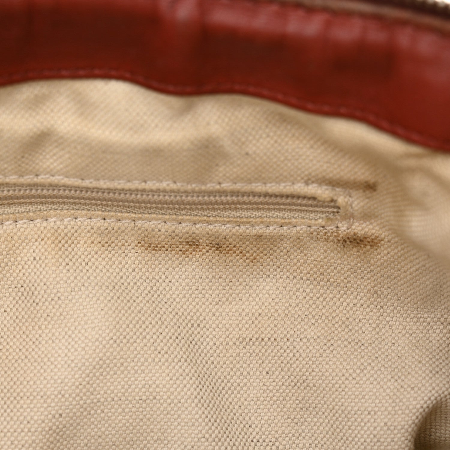 Gucci Monogram Medium Sukey Top Handle Dark Red 14 of 19