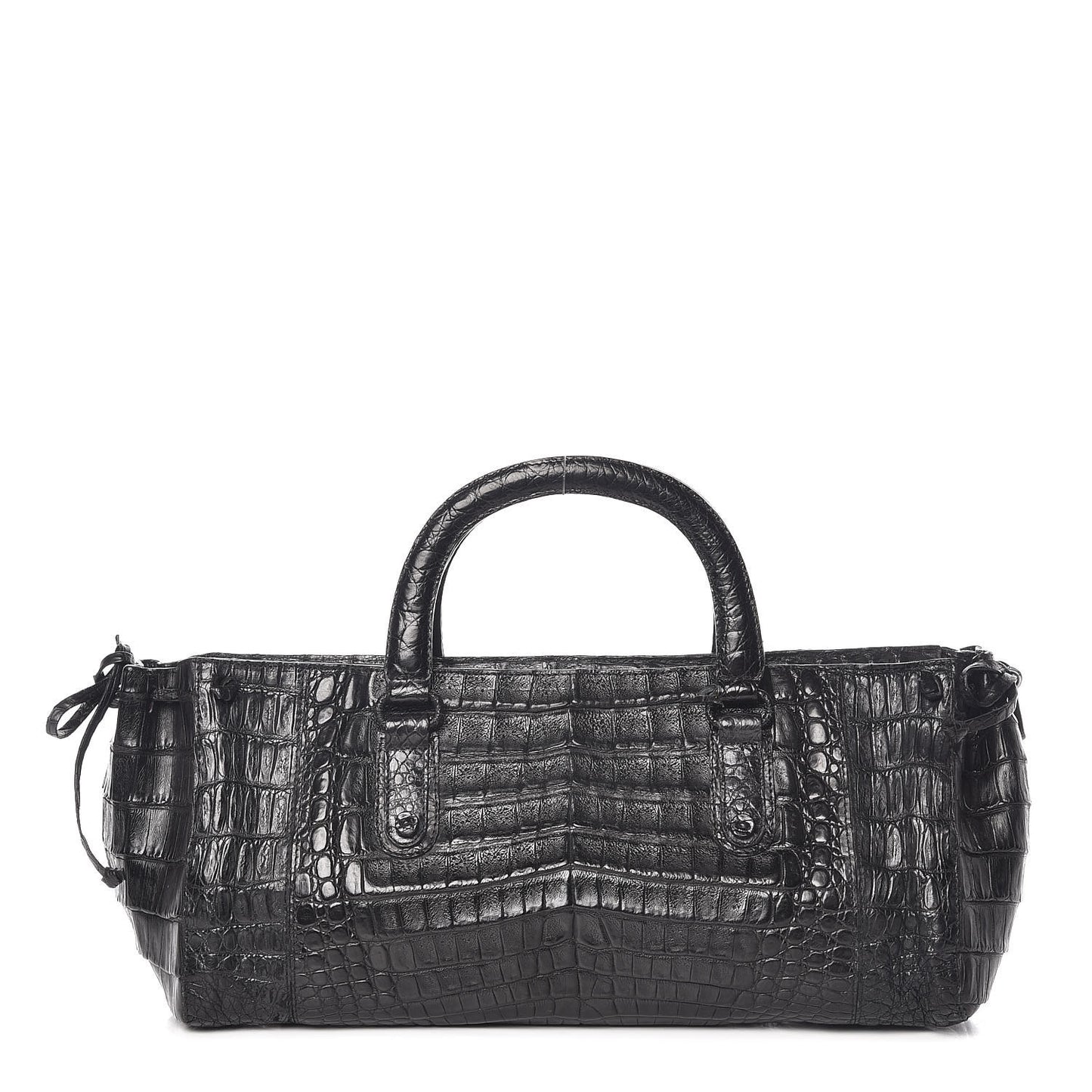 Crocodile Tote Black