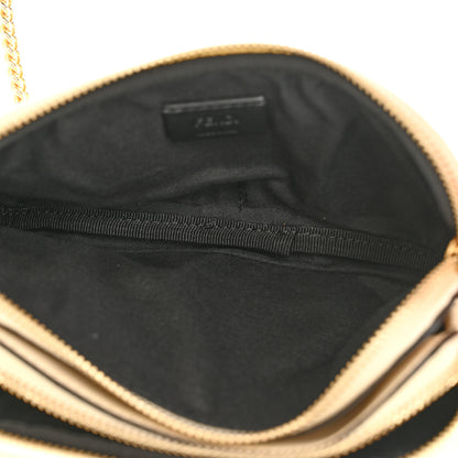 Fendi Vitello Grace Matte Bi-Color Easy Baguette Uovo Black 7 of 13
