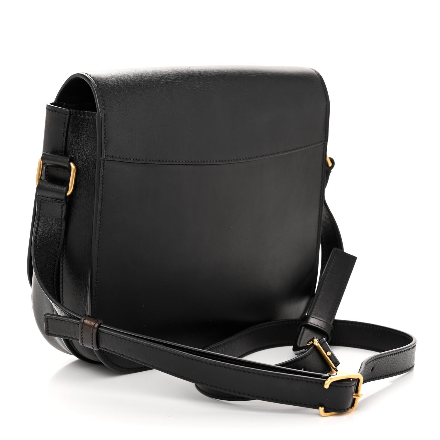 Saint Laurent Calfskin Betty Messenger Black 3 of 11