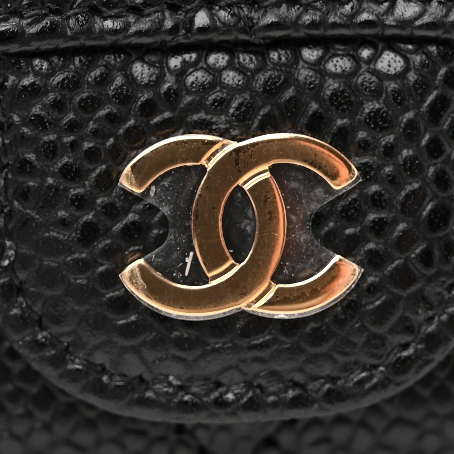 Chanel Caviar Quilted Flap Card Holder Wallet Black 9 of 10