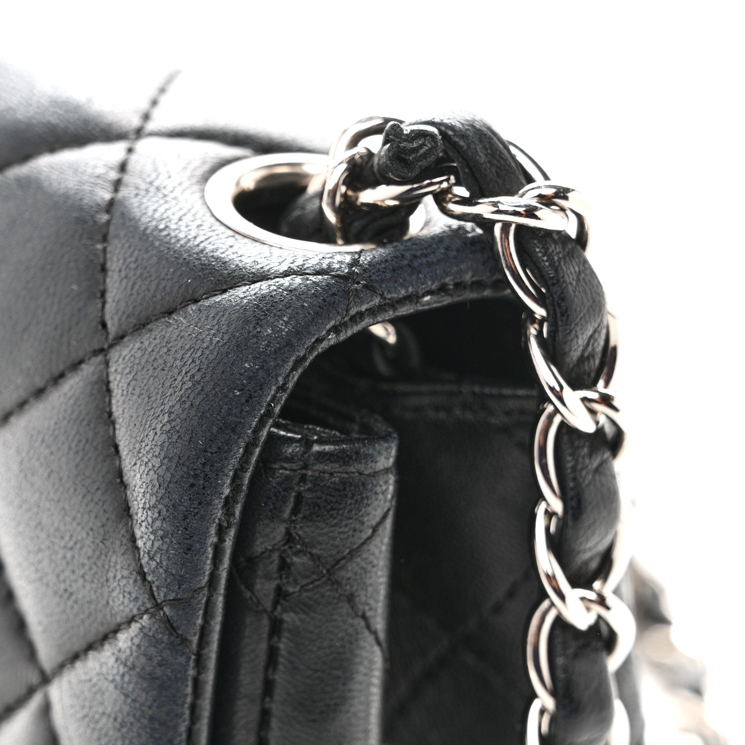 Chanel Lambskin Quilted Mini Square Flap Black 1878768 – FASHIONPHILE