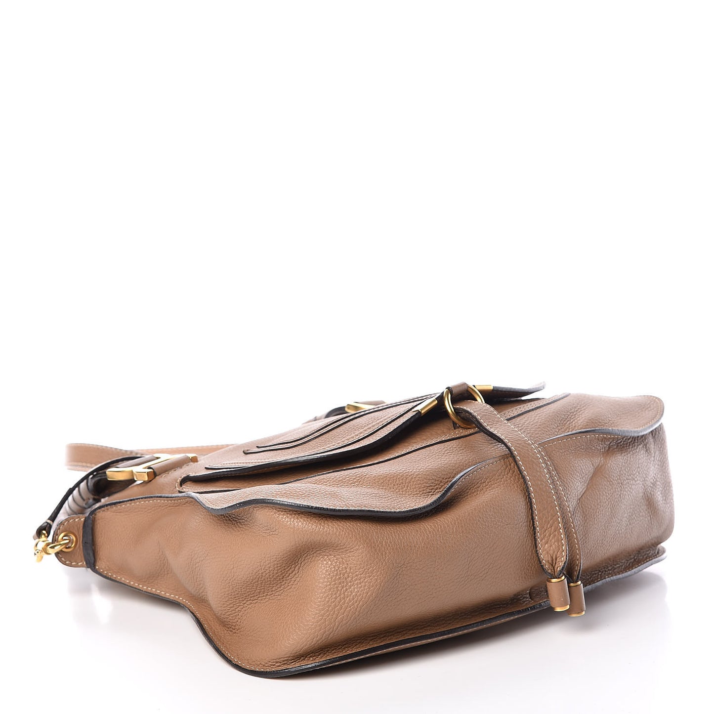 Calfskin Medium Marcie Satchel Nut