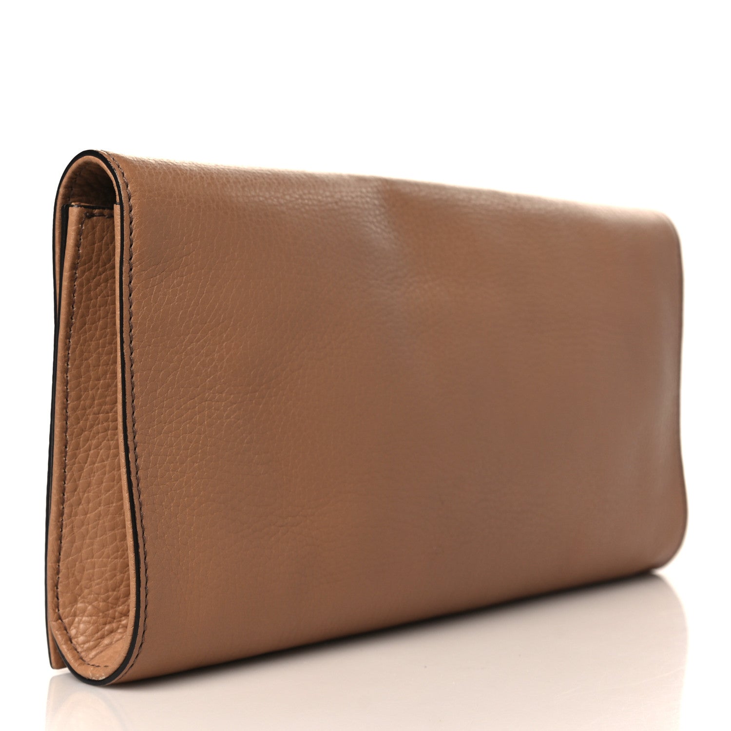 Gucci Pebbled Calfskin Medium Soho Clutch Camelia 3 of 9