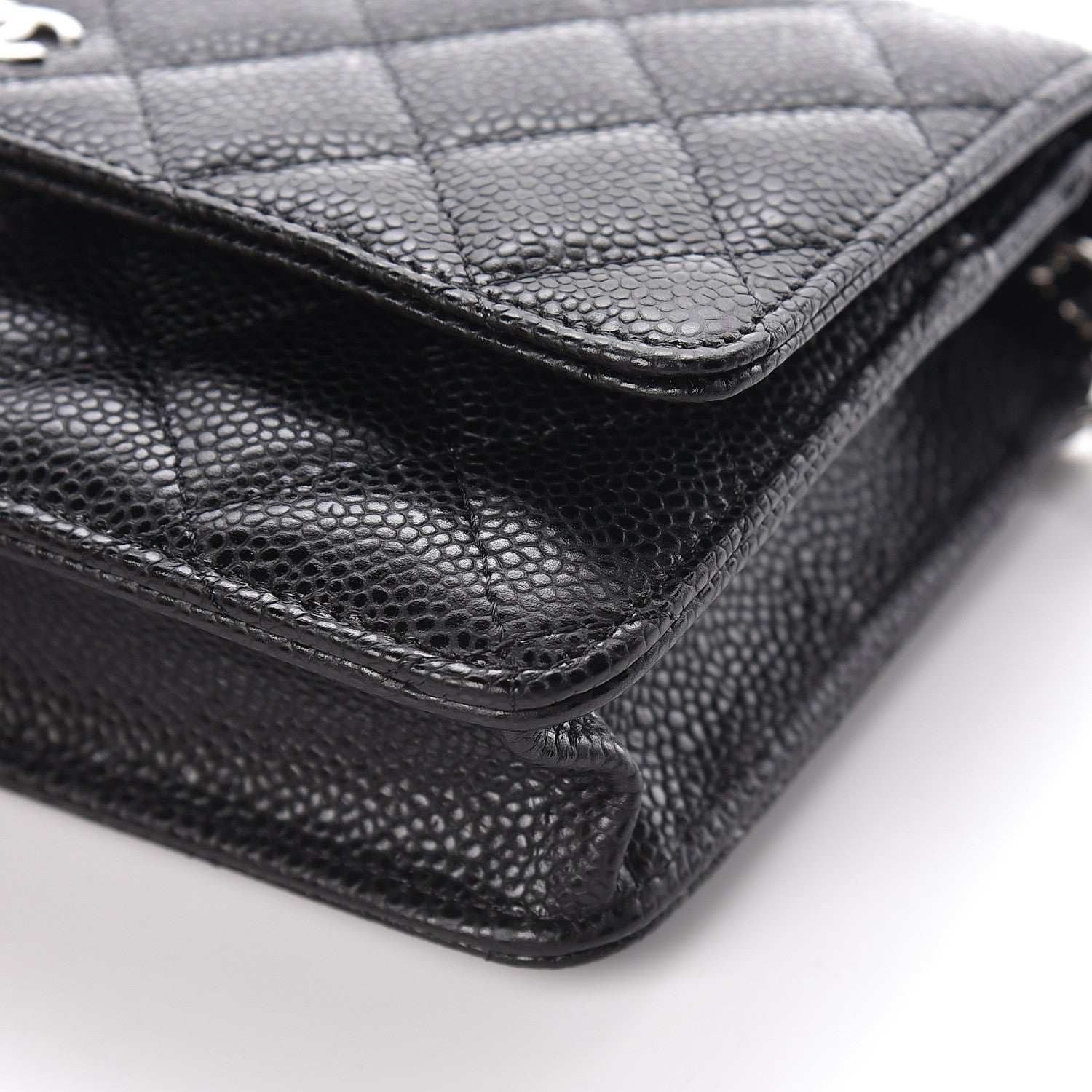 Chanel Caviar Quilted Wallet On Chain WOC Black 11 of 11
