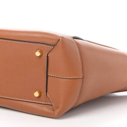 Bottega Veneta French Calfskin Maxi Intrecciato Large Arco Wood 9 of 9