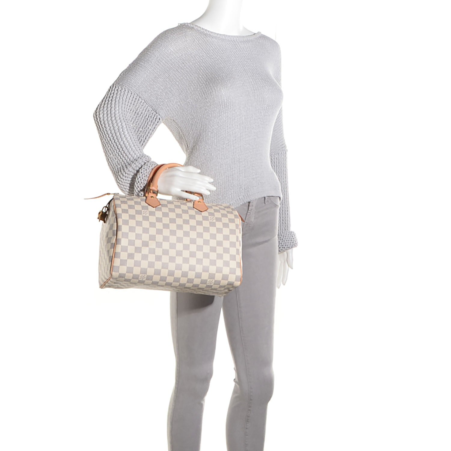 Louis Vuitton Damier Azur Speedy 30 2 of 7