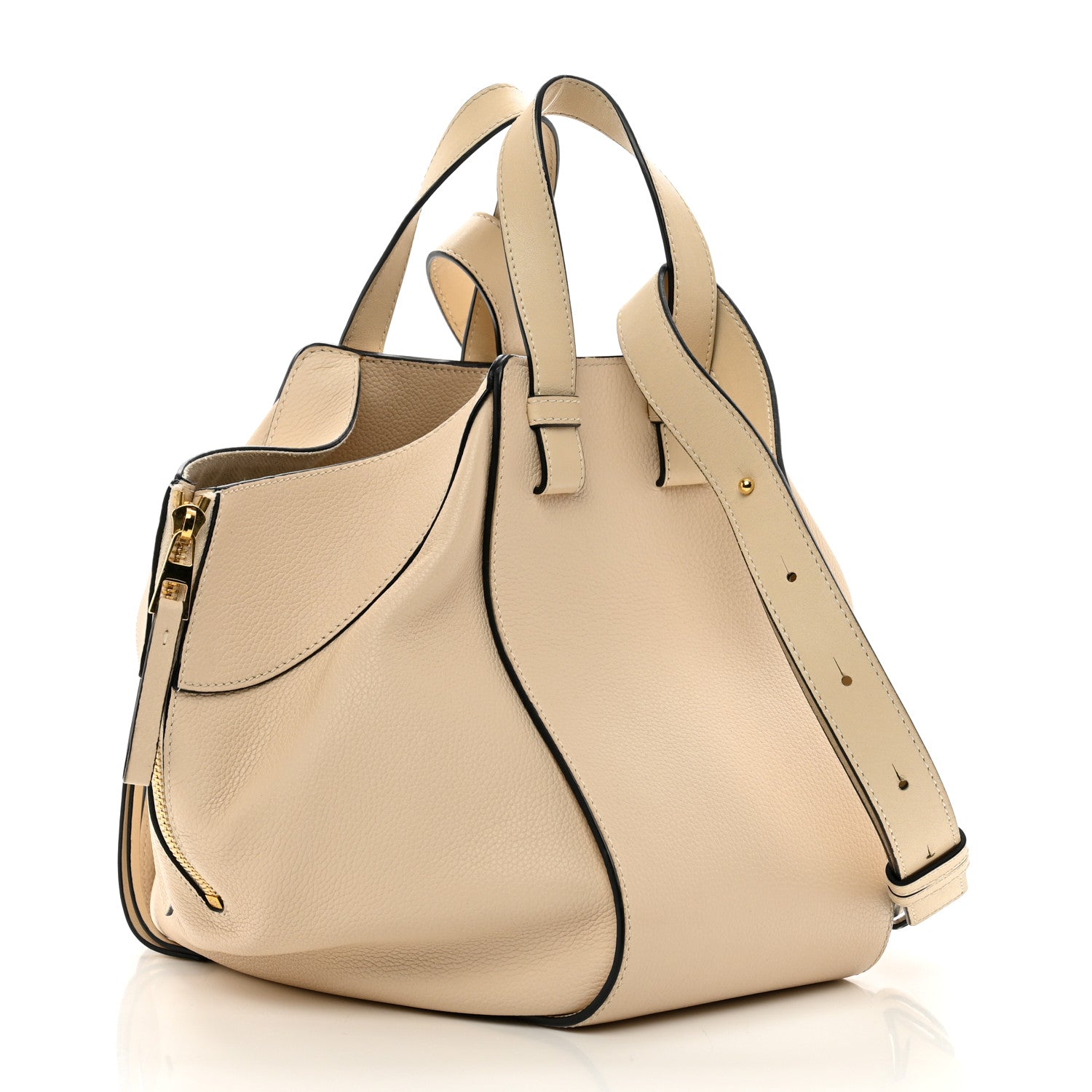 Loewe Grained Calfskin Small Hammock Shoulder Bag Sand 3 of 9
