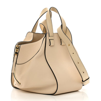 Loewe Grained Calfskin Small Hammock Shoulder Bag Sand 3 of 9