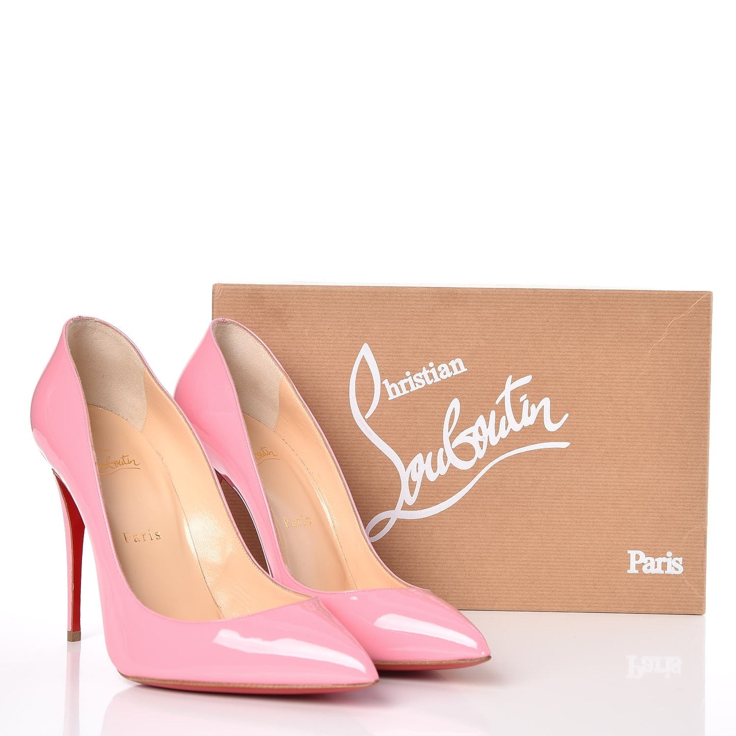 Patent Pigalle Follies 100 Pumps 39.5 Rose