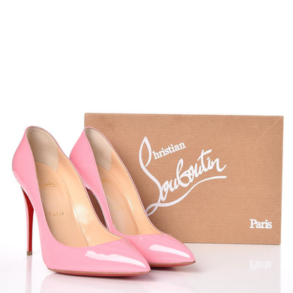 Christian Louboutin Patent Pigalle Follies 100 Pumps 39.5 Rose 16 of 16