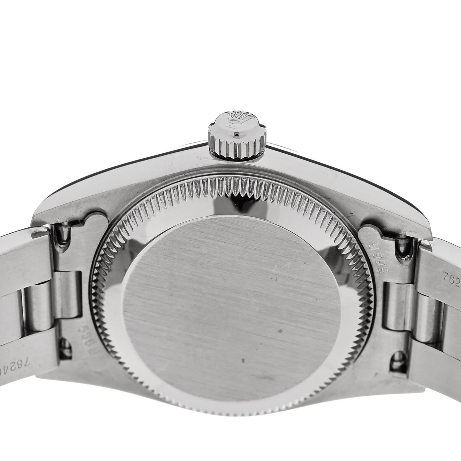 Rolex Stainless Steel 24mm Oyster Perpetual Watch Black 76080 4 of 4
