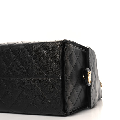 Chanel Caviar Quilted Medium Chanel 25 Handbag Black 10 of 11