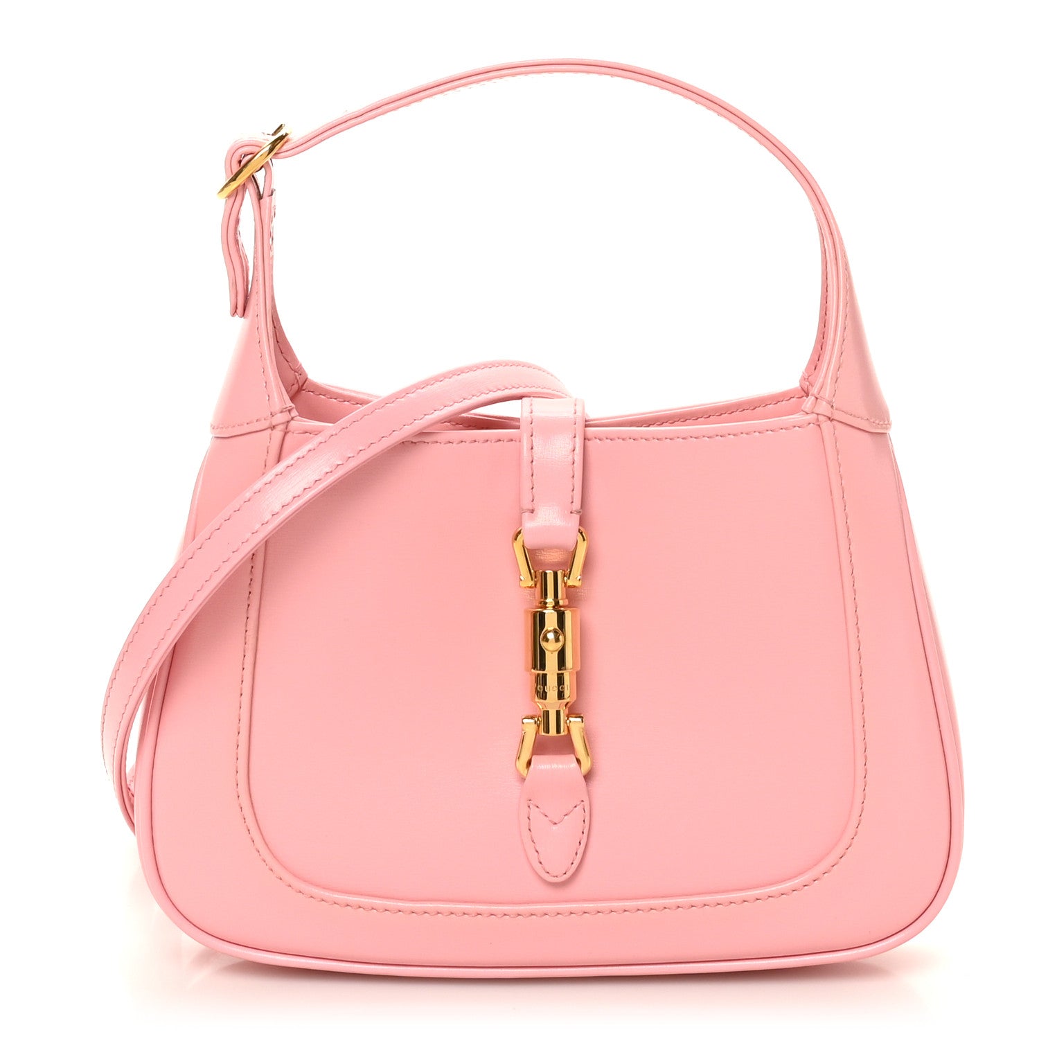 Gucci Boarded Dyana Lux Calfskin Mini Jackie 1961 Hobo Wild Rose 1 of 10