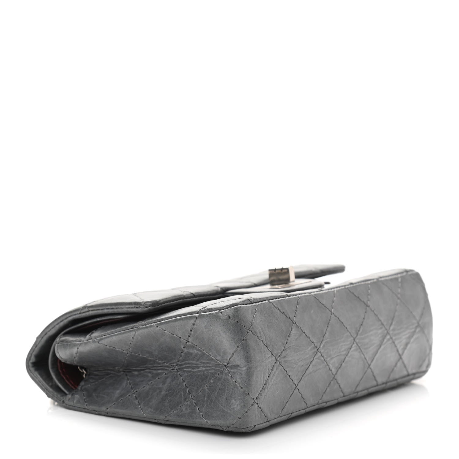 Chanel Aged Calfskin 50th Anniversary 2.55 Reissue 224 Flap Grey 4 of 11