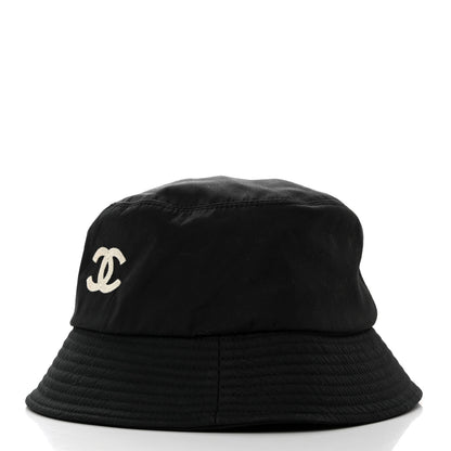 Chanel Canvas CC Bucket Hat S Black 4 of 8