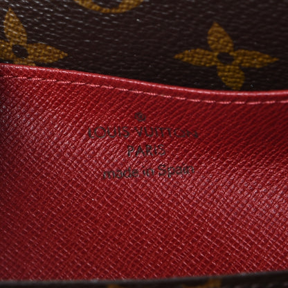 Louis Vuitton Monogram Emilie Wallet Red 6 of 12