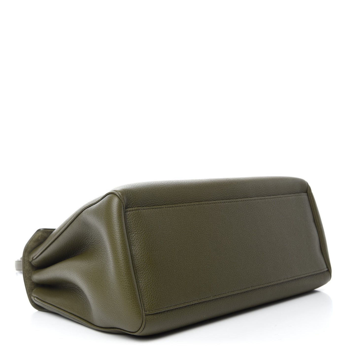 Grained Calfskin Medium Soft 16 Bag Dark Olive