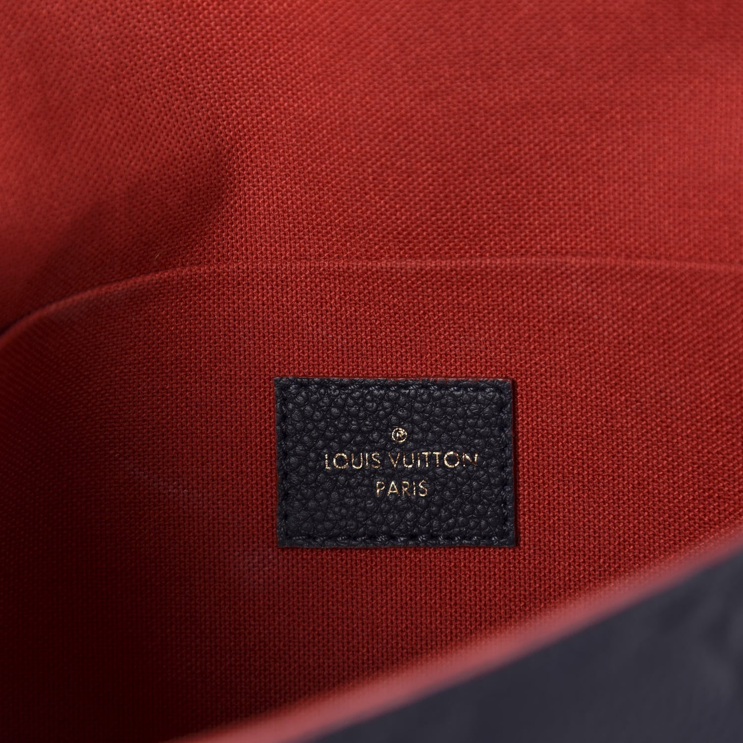 Louis Vuitton Empreinte Pochette Felicie Chain Wallet Marine Rouge 9 of 12