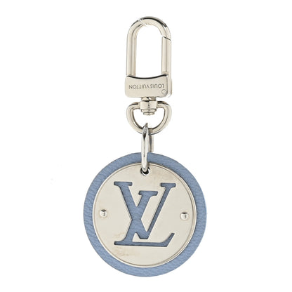 Louis Vuitton LV Circle Key Holder Bag Charm Sky Blue 1 of 4