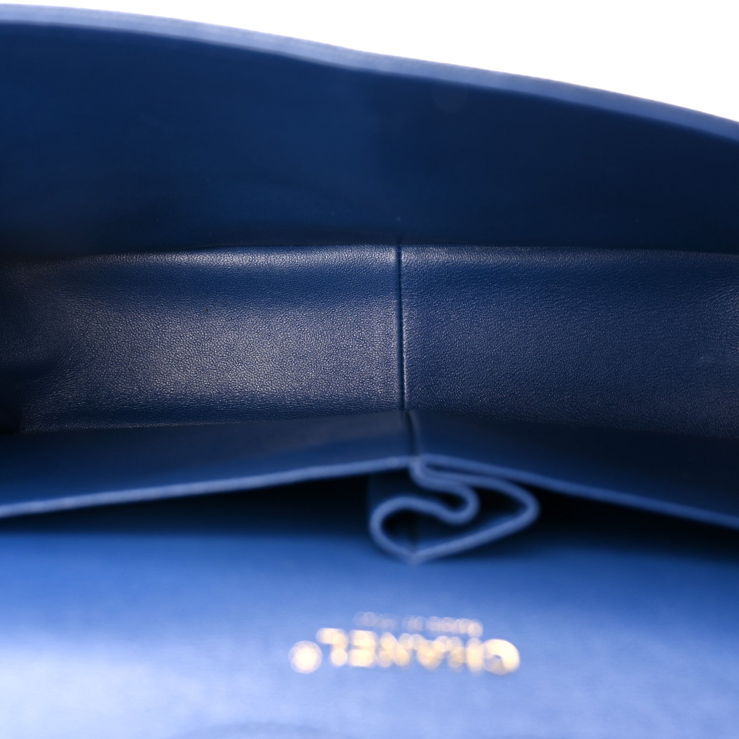 Chanel Caviar Quilted Jumbo Double Flap Navy Blue 5 of 11