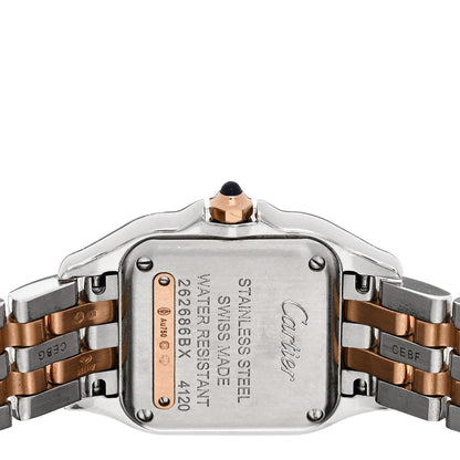 Cartier Stainless Steel 18K Pink Gold Diamond 22mm Panthere Quartz Watch 4 of 4