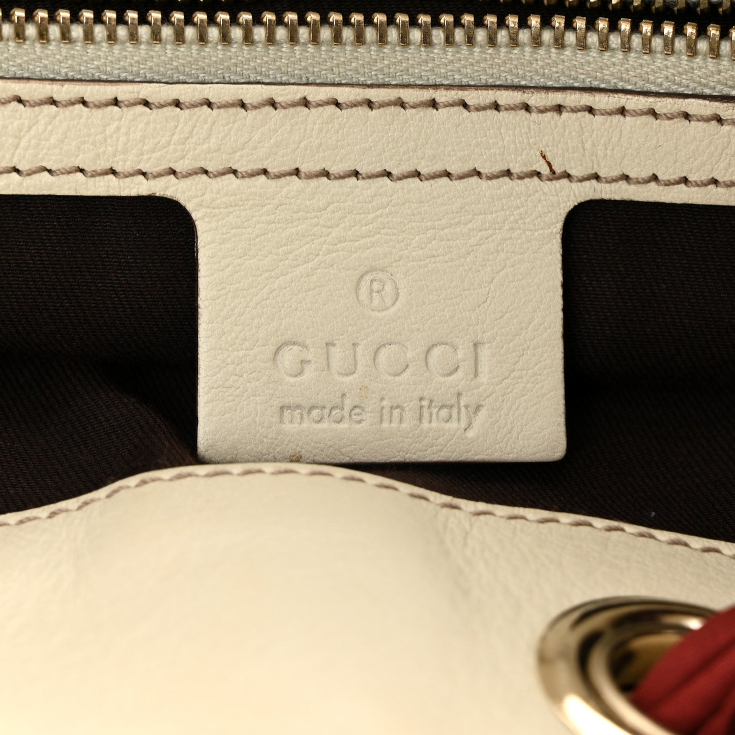 Monogram Medium Positano Tote Off White