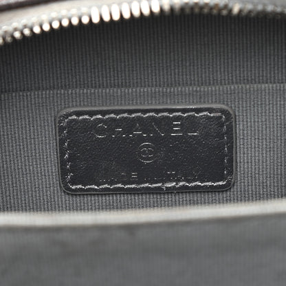Chanel Gradient Metallic Lambskin Quilted Like A Wallet Clutch With Chain Silver Purple 6 of 12