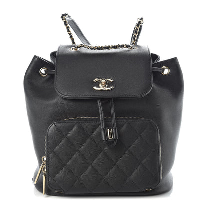 Chanel Caviar Quilted Business Affinity Backpack Black 1 of 9