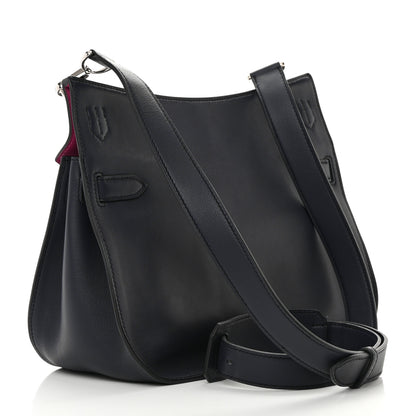 Hermes Swift Verso Jypsiere 28 Bleu Indigo Rose Pourpre 3 of 15