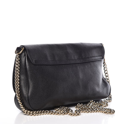 Gucci Pebbled Calfskin Medium Soho Flap Crossbody Black 3 of 17
