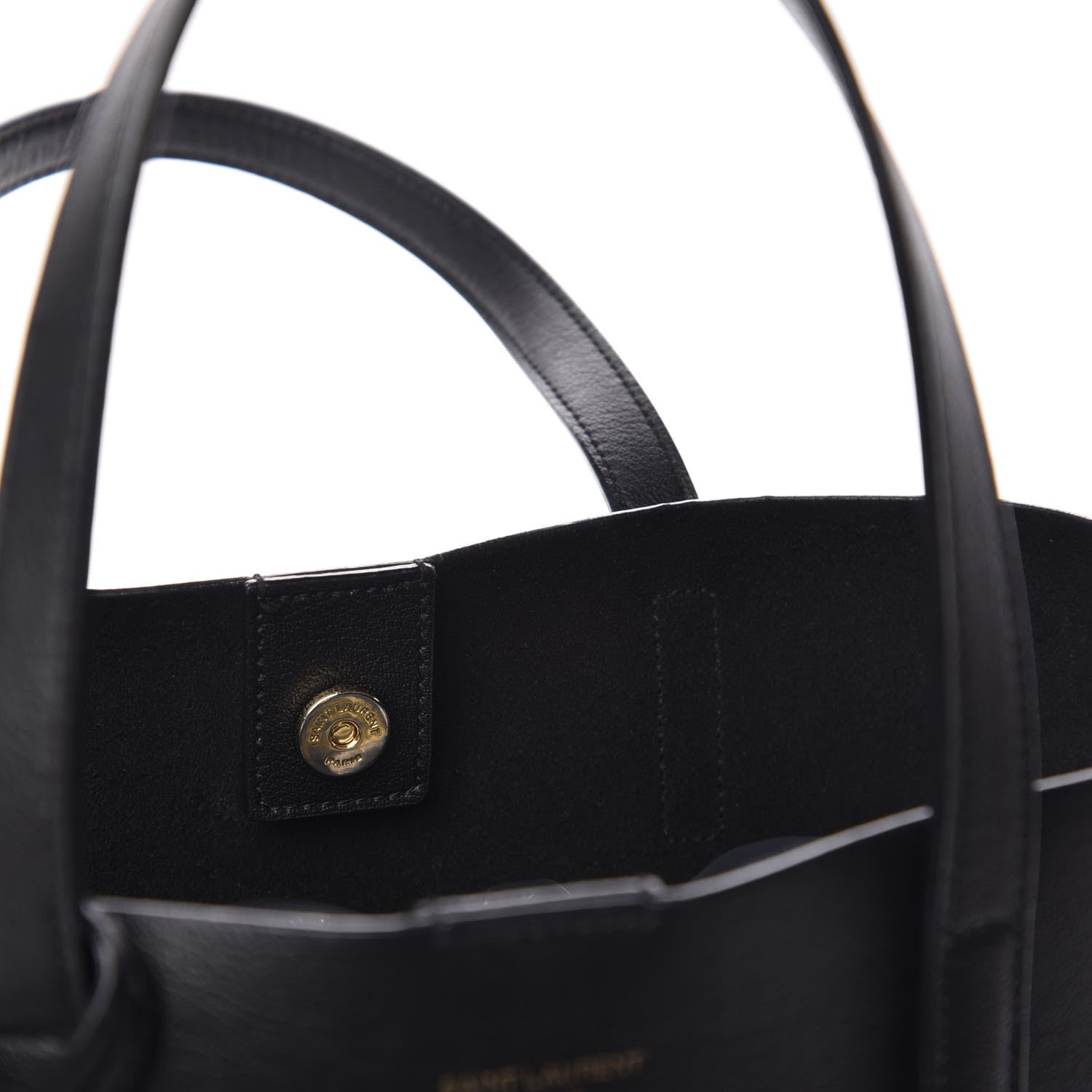 Saint Laurent Calfskin Toy Shopping Tote Black 11 of 15