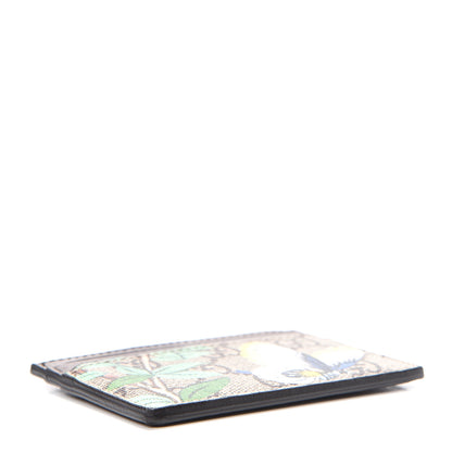 Gucci GG Supreme Monogram Tian Card Holder Beige Multicolor New Acero 3 of 8