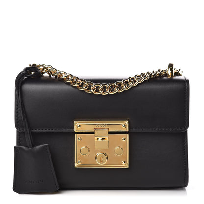 Gucci Calfskin Small Padlock Shoulder Bag Black 1 of 13