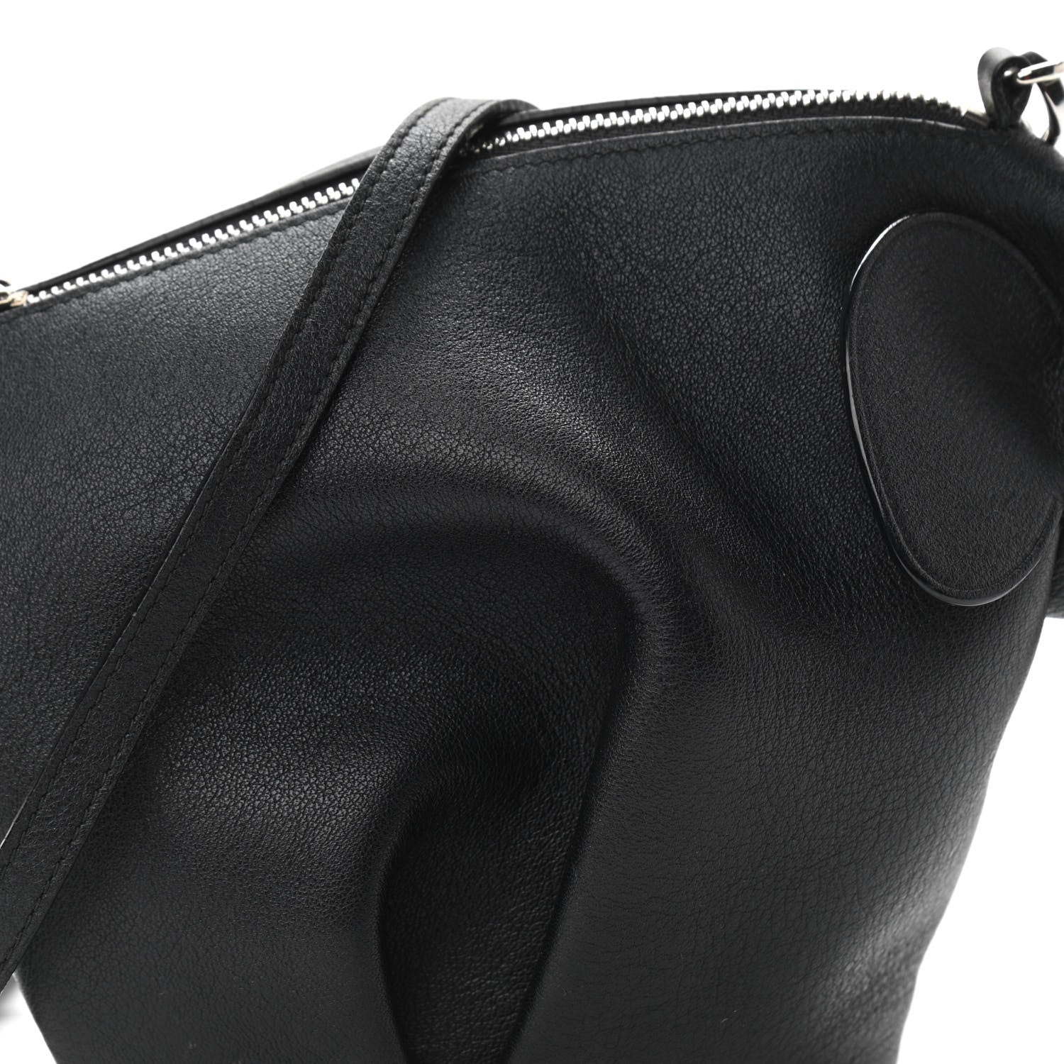 Loewe Calfskin Mini Elephant Crossbody Bag Black 8 of 11