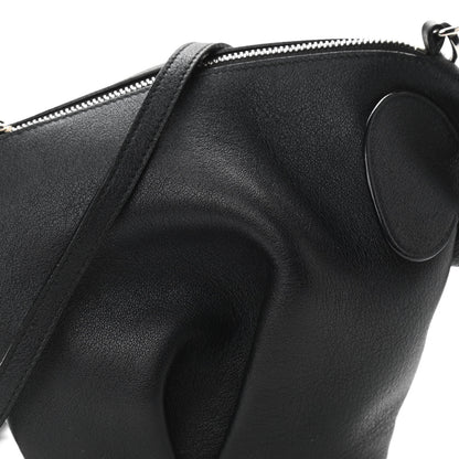 Loewe Calfskin Mini Elephant Crossbody Bag Black 8 of 11