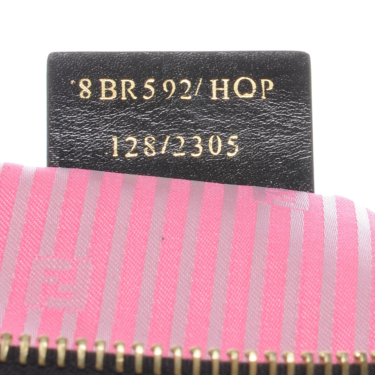 Zucca Spalmati Striped Pochette Tobacco Multicolor
