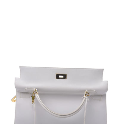 Hermes Epsom Kelly Sellier 40 White 27 of 48