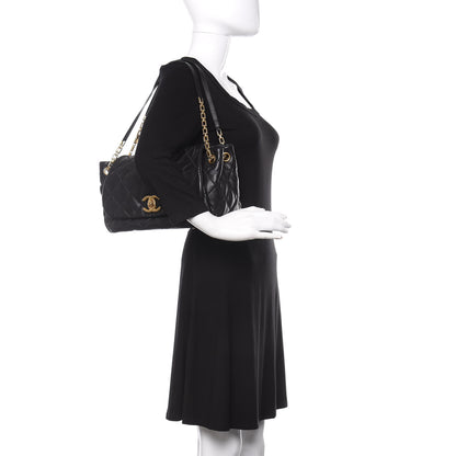 Chanel Calfskin Quilted Retro Chain Flap Black 2 of 13