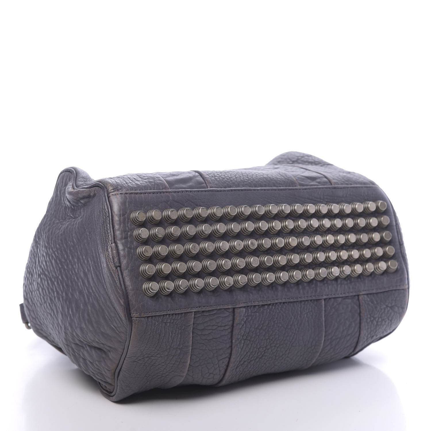 Alexander Wang Pebbled Lambskin Rocco Tundra Silver Hardware 4 of 12
