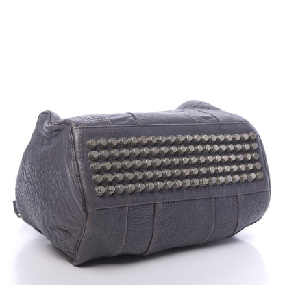 Alexander Wang Pebbled Lambskin Rocco Tundra Silver Hardware 4 of 12
