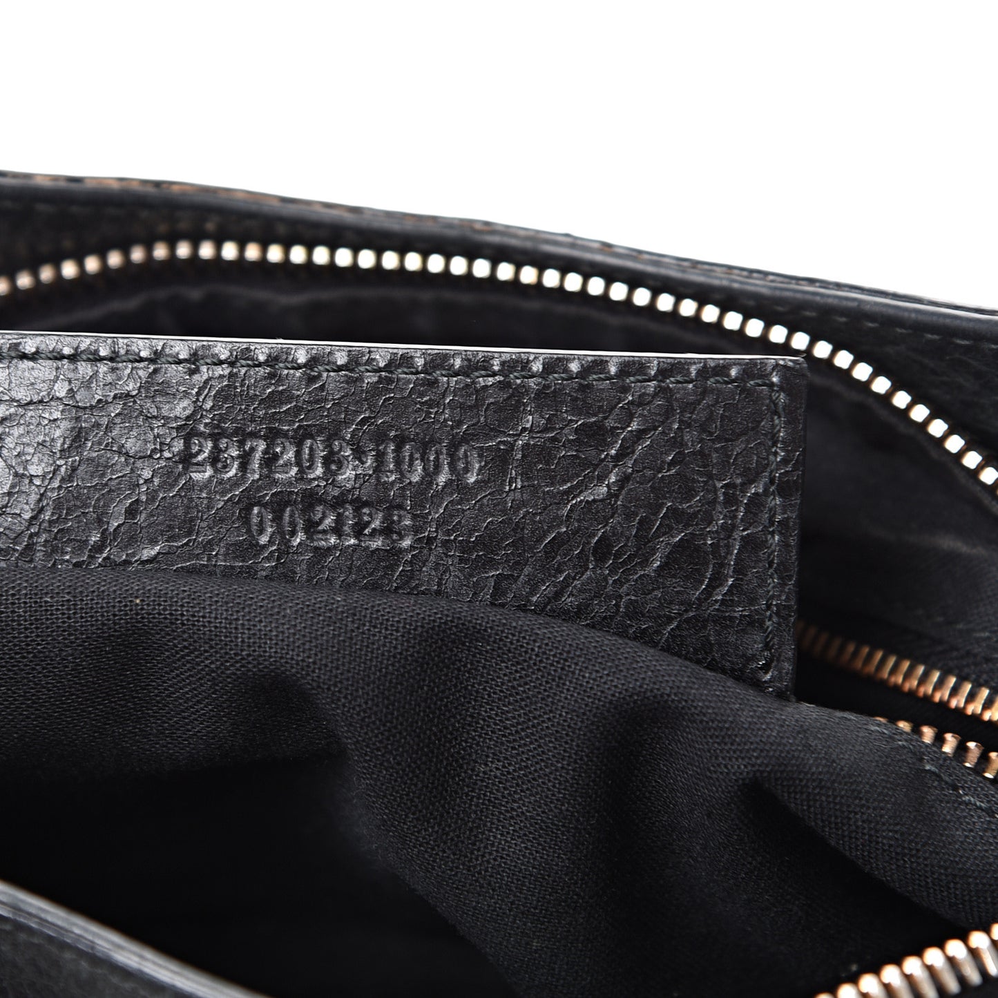 Agneau Giant 12 Rose Gold Hardware Hip Black