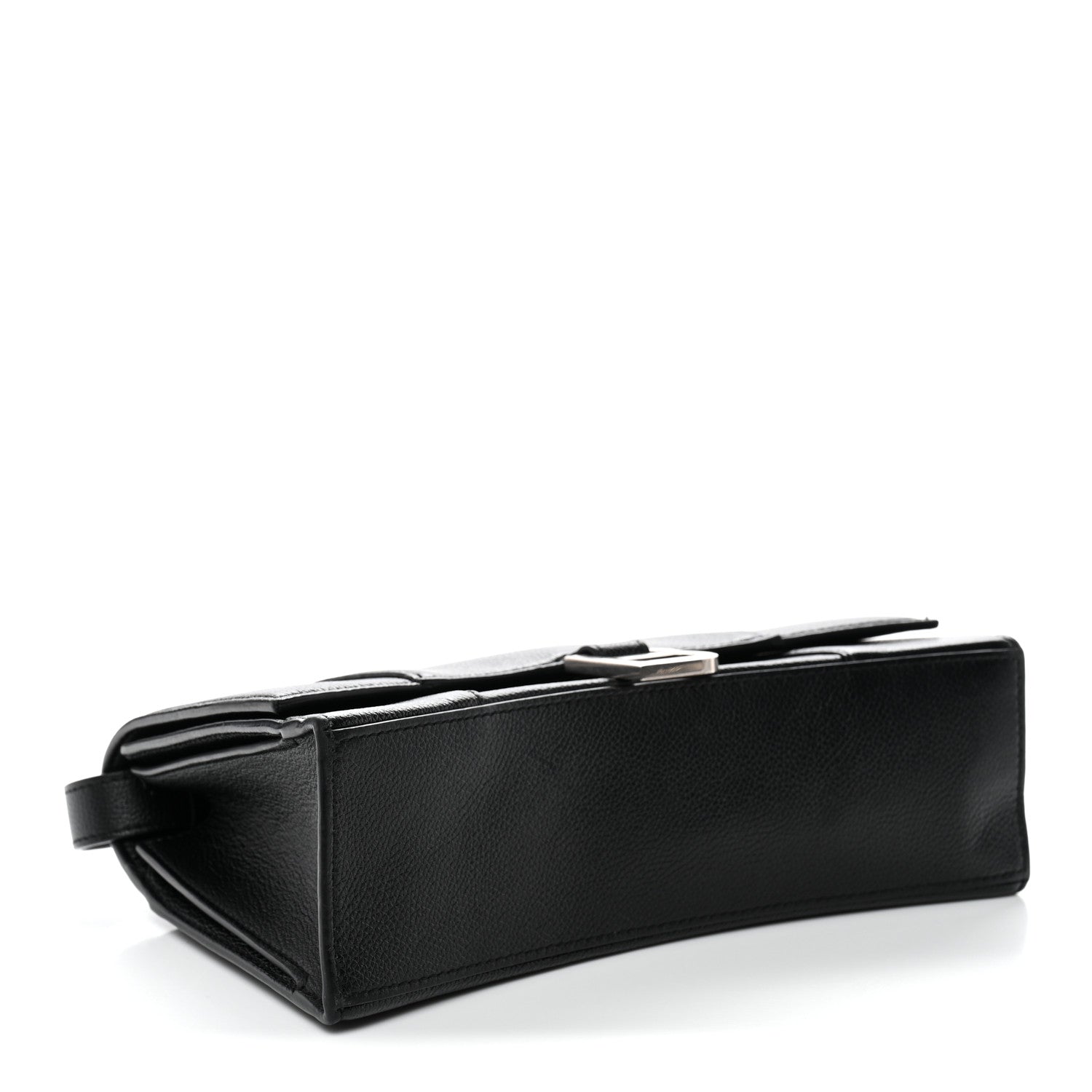 Balenciaga Grained Calfskin Small Hourglass Sling Shoulder Bag Black 4 of 14