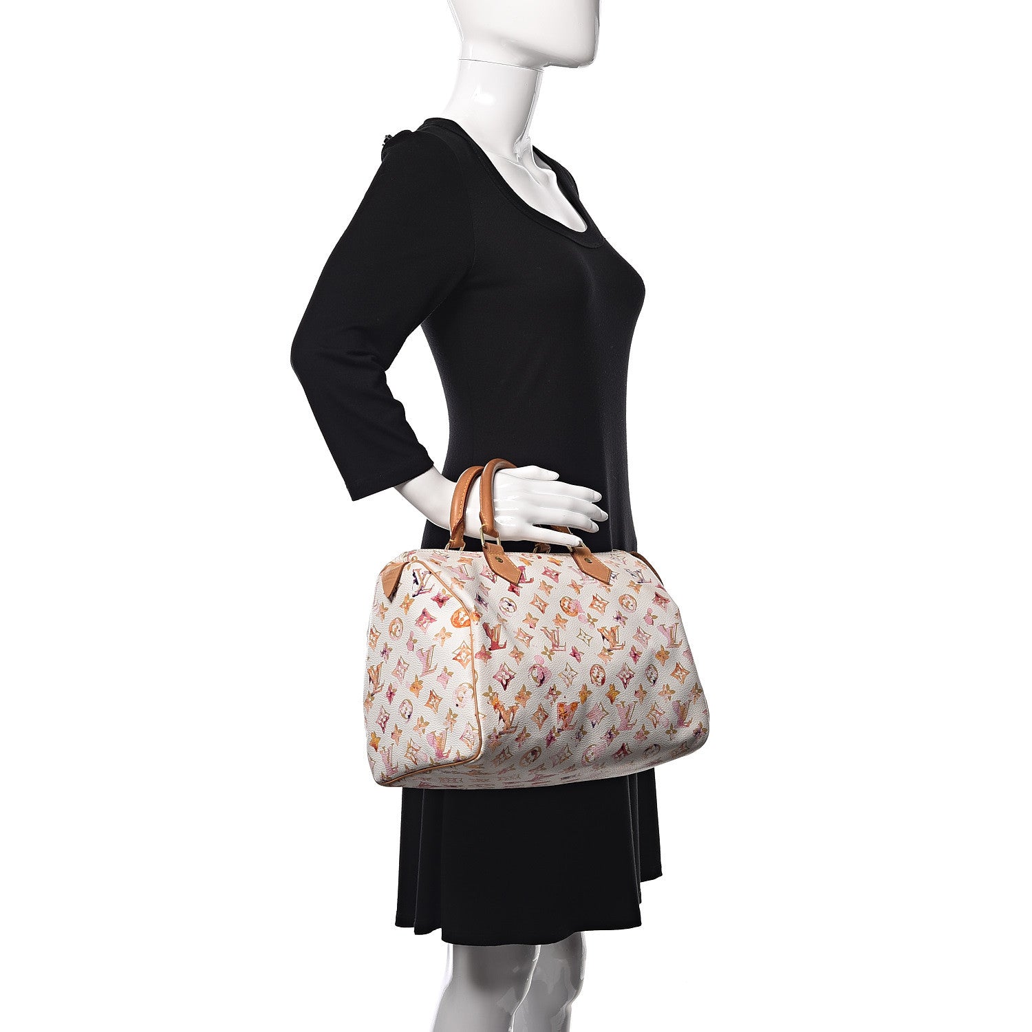 Louis Vuitton Watercolor Aquarelle Speedy 30 White 2 of 21