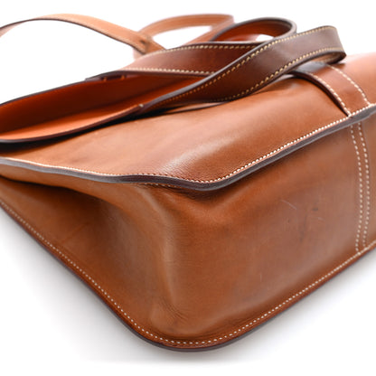 Hermes Barenia Faubourg Halzan 31 Fauve Potiron 8 of 9