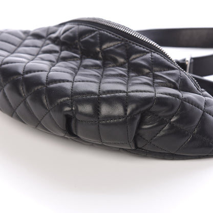 Chanel Calfskin Quilted Belt Me Up Waist Bag Black 6 of 10