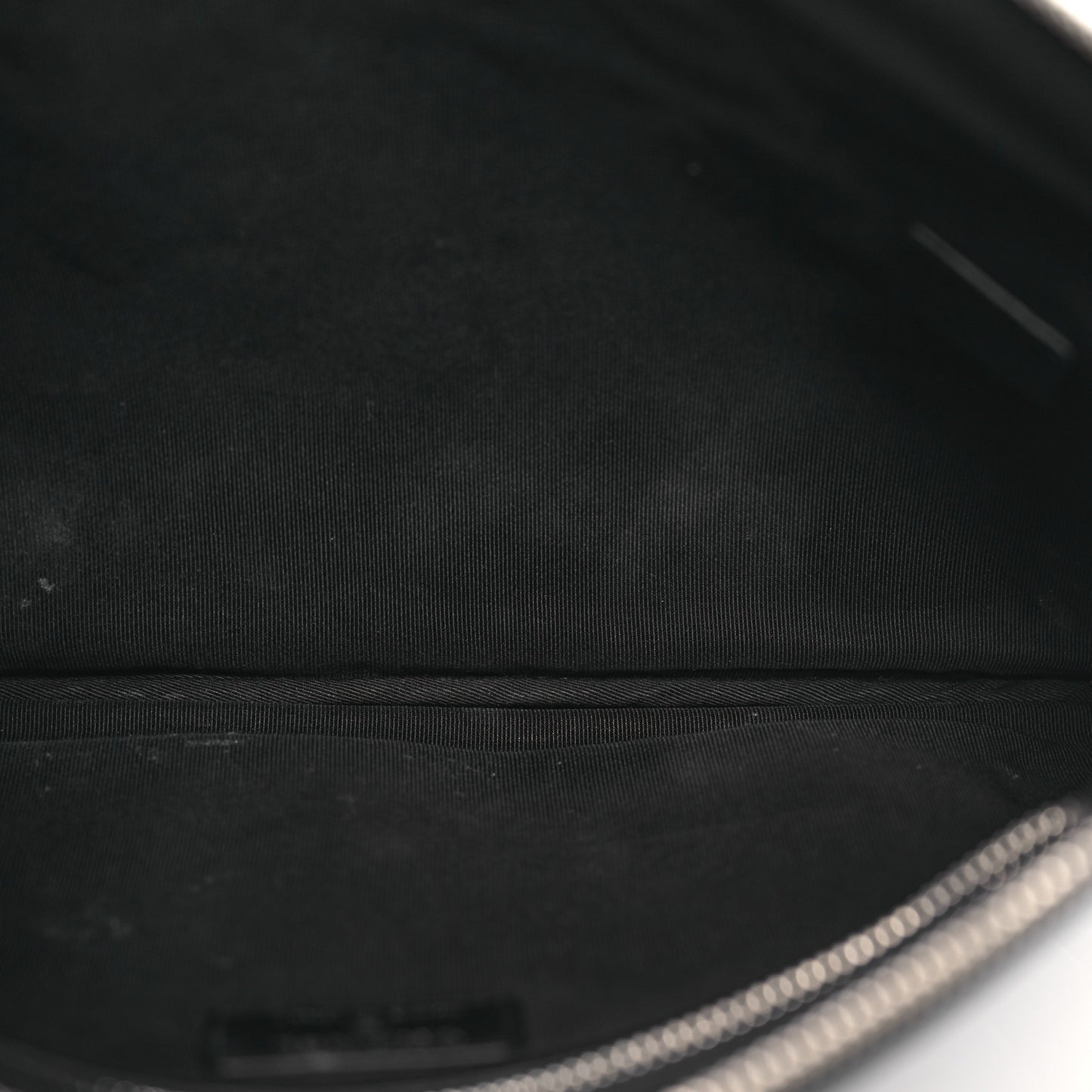 Patent Calfskin Quilted Medium Boy Cosmetic Case Black