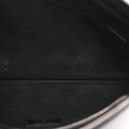 Chanel Patent Calfskin Quilted Medium Boy Cosmetic Case Black 5 of 15