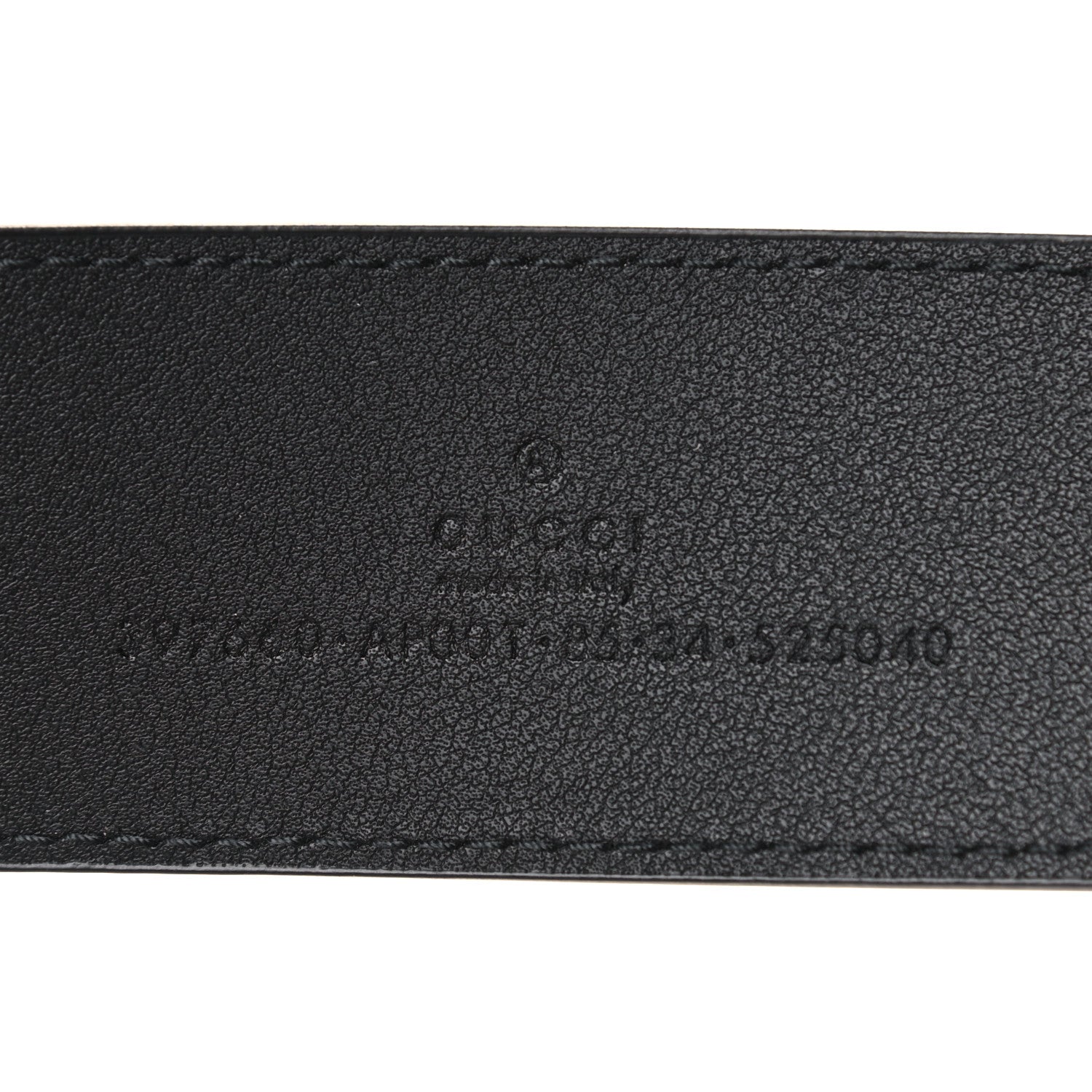 Gucci Calfskin Double G 40mm Belt 85 34 Black 3 of 5